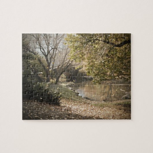 Puzzle Bow Bridge, Central Park, en automne (Horizontal)