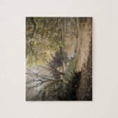 Puzzle Bow Bridge, Central Park, en automne (Vertical)