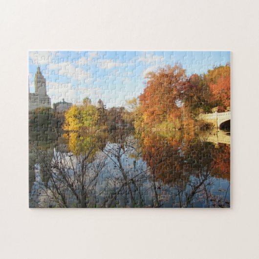 Puzzle Bow Bridge San Remo Reflections, Central Park (Horizontal)