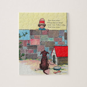 Puzzle Bow-wow ! À qui es-tu chien ? Nursery Rhyme