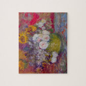 Puzzle Bowl avec des tournesols et des Roses par Vincent (Vertical)