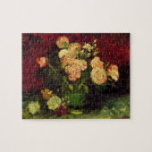Puzzle Bowl avec Peonies et Roses par Vincent van Gogh (Horizontal)