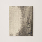 Puzzle Bowling Green chez Claremont, 1738 (gravure) (Vertical)