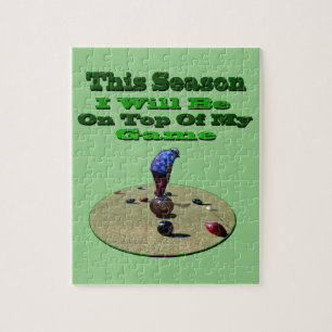 Puzzle Bowling sur gazon drôle cette saison, 