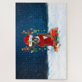 Puzzle Boxer avec cadeaux de Noël (Vertical)