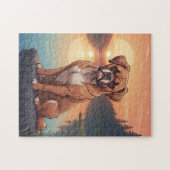 Puzzle Boxer dog (Horizontal)