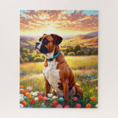 Puzzle Boxer dog (Vertical)