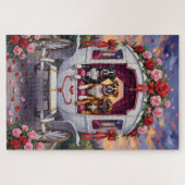 Puzzle Boxer Dog Valentine's Day  (Horizontal)