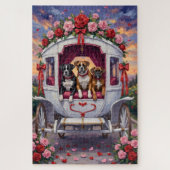Puzzle Boxer Dog Valentine's Day  (Vertical)
