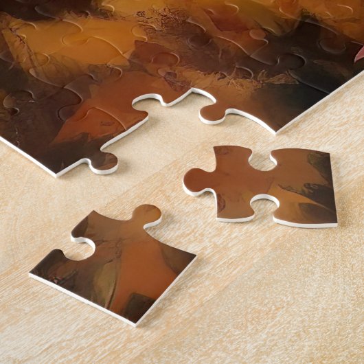 Puzzle Boxer en automne Feuilles automne Inspire (Côté)