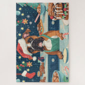 Puzzle Boxer Gîtes : Noël festif (Vertical)