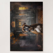 Puzzle Boxeur Halloween Effrayant (Vertical)