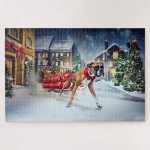 Puzzle Boxeur Saison des Fêtes de Noël