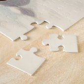 Puzzle Boy and girl giving each other Christmas presents (Côté)