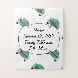 Puzzle Boys Chambre Classique Cadeaux Voiture Sweet Green