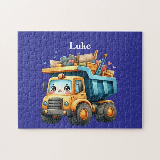 Puzzle Boy's Dump truck (Horizontal)