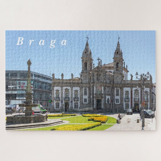 Puzzle  Braga. Vue sur le centre ville. (Horizontal)