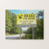 Puzzle Brake for Moose Kancamagus Highway New Hampshire (Horizontal)