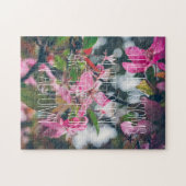 Puzzle Branche d'arbre de prune avec fleurs roses (Horizontal)