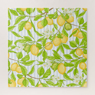 Puzzle Branche de citronnier : Motif sans fil