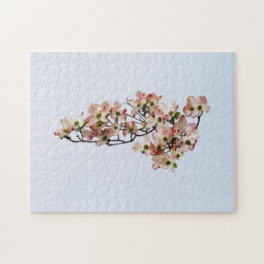 Puzzle Branche de Cornouiller Rose (Horizontal)