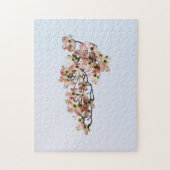 Puzzle Branche de Cornouiller Rose (Vertical)
