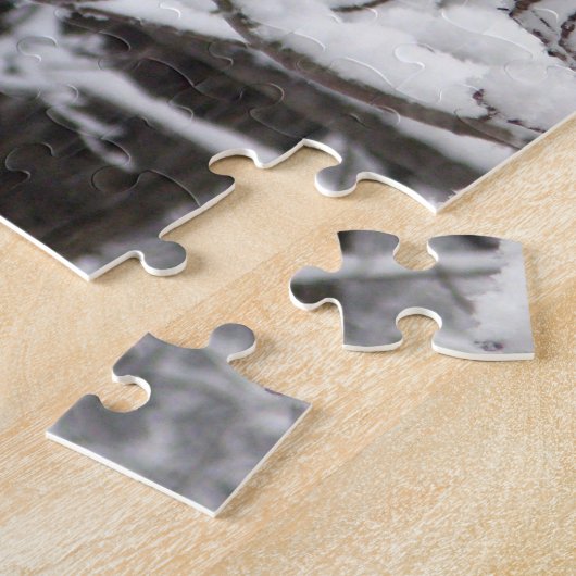 Puzzle Branches couvertes de neige (Côté)