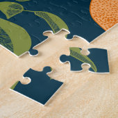 Puzzle Branches d'agrumes Arrière - plans foncés (Côté)