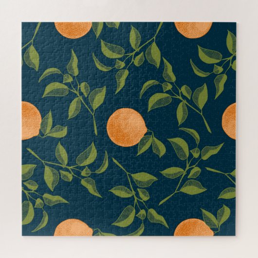 Puzzle Branches d'agrumes Arrière - plans foncés (Horizontal)