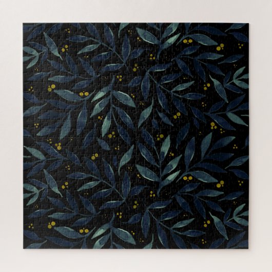 Puzzle Branches d'aquarelle élégantes (Vertical)