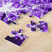 Puzzle Branches d'arbre Abstrait violet (Côté)