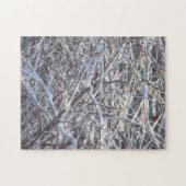 Puzzle Branches de glace neige en hiver (Horizontal)