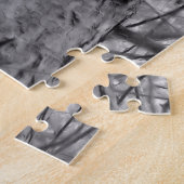 Puzzle Branches de pin en noir et blanc (Côté)