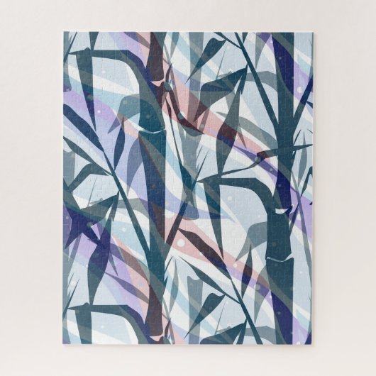 Puzzle Branches en bambou. (Vertical)