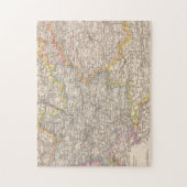 Puzzle Brandenburg, Posen Atlas Map (Vertical)