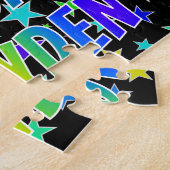 Puzzle "BRAYDEN" Prénom, Amusant "HEUREUX ANNIVERSAIRE" (Côté)