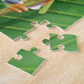 Puzzle Brazil rainforest tree frog travel poster (Côté)
