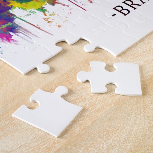 Puzzle Brazil Skyline (Côté)