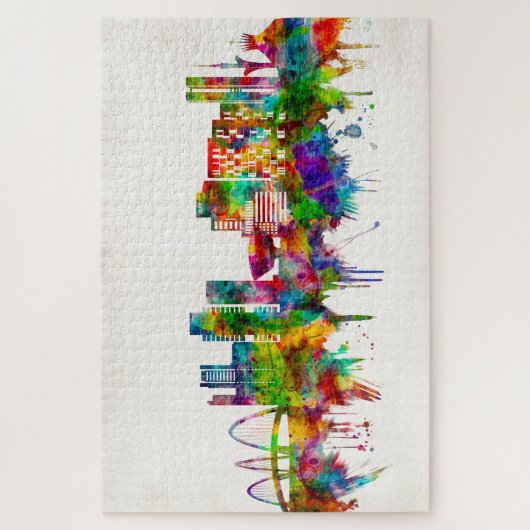 Puzzle Brazil Skyline (Vertical)