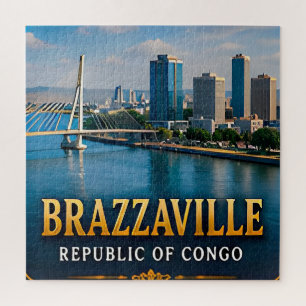 Puzzle Brazzaville Congo River et Vie Urbaine Dynamique