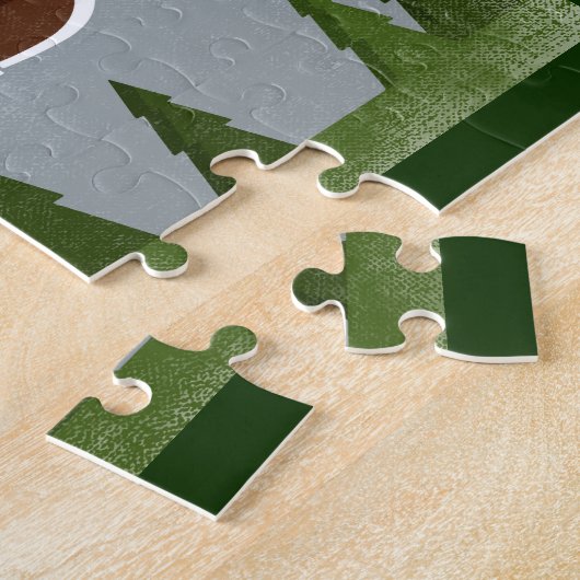 Puzzle Breckenridge Colorado Fun Retro Snowy Mounts (Côté)