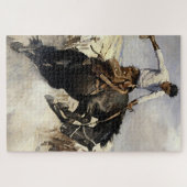 Puzzle Breezy Riding Western Art by WHD Koerner (Horizontal)