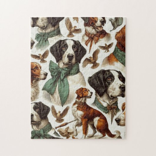 Puzzle Bretagne vintage sans fil (Vertical)