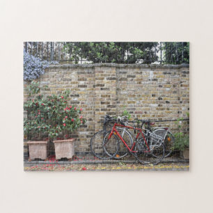 Puzzle Brick Wall et bicyclettes Londres Royaume-Uni