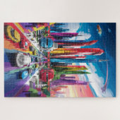 Puzzle Bricktopie : Cityscape5 futuriste (Horizontal)