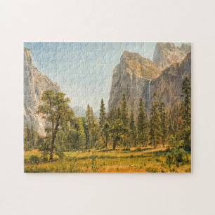 Puzzle Bridal Veil Falls, Californie   Albert Bierstadt