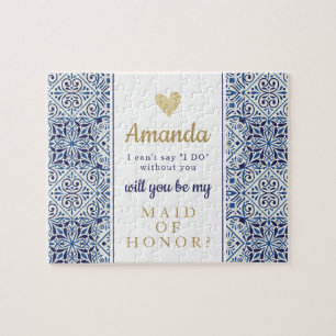 Puzzle Bridesmai ou Maid of Honor, casse-tête de proposit