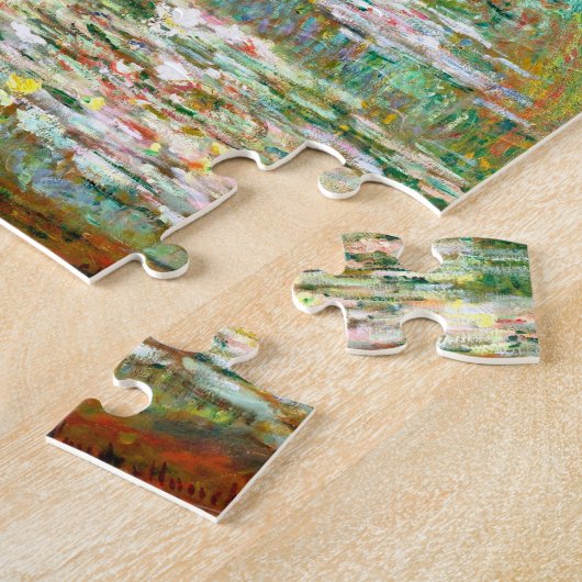 Puzzle Bridge over a Pond of Water Lilies by Claude Monet (Côté)