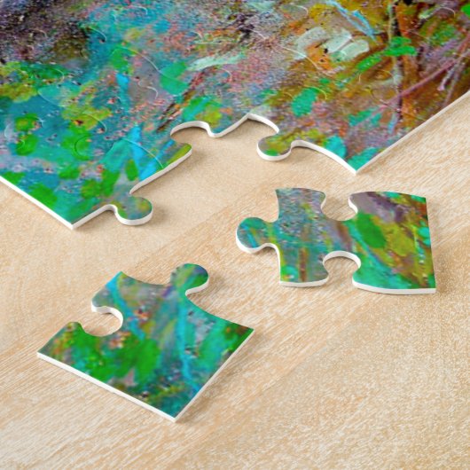 Puzzle Bridge Pier Art Oregon. (Côté)