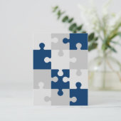 Puzzle Briefkaart (Staand voorkant)